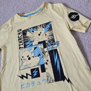 Pikachu Pokemon YOUTH LARGE T-Shirt